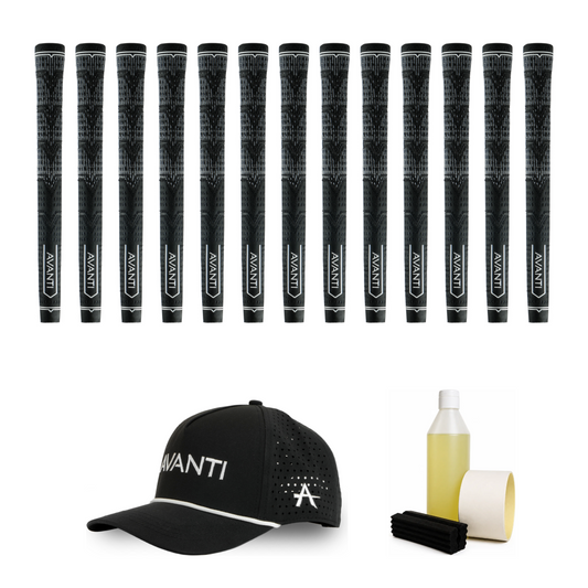 Avanti Full Set Bundle: 13 ProPlus Cord Hybrid Grips, Re-Grip Kit and TourCap