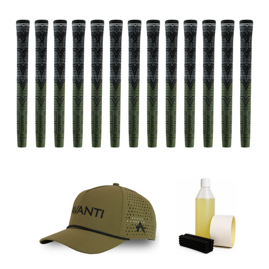 Avanti Full Set Bundle: 13 ProPlus Cord Hybrid Grips, Re-Grip Kit and TourCap